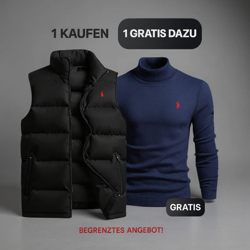 Weste + Kostenloser Pullover (RÄUMUNGSVERKAUF)