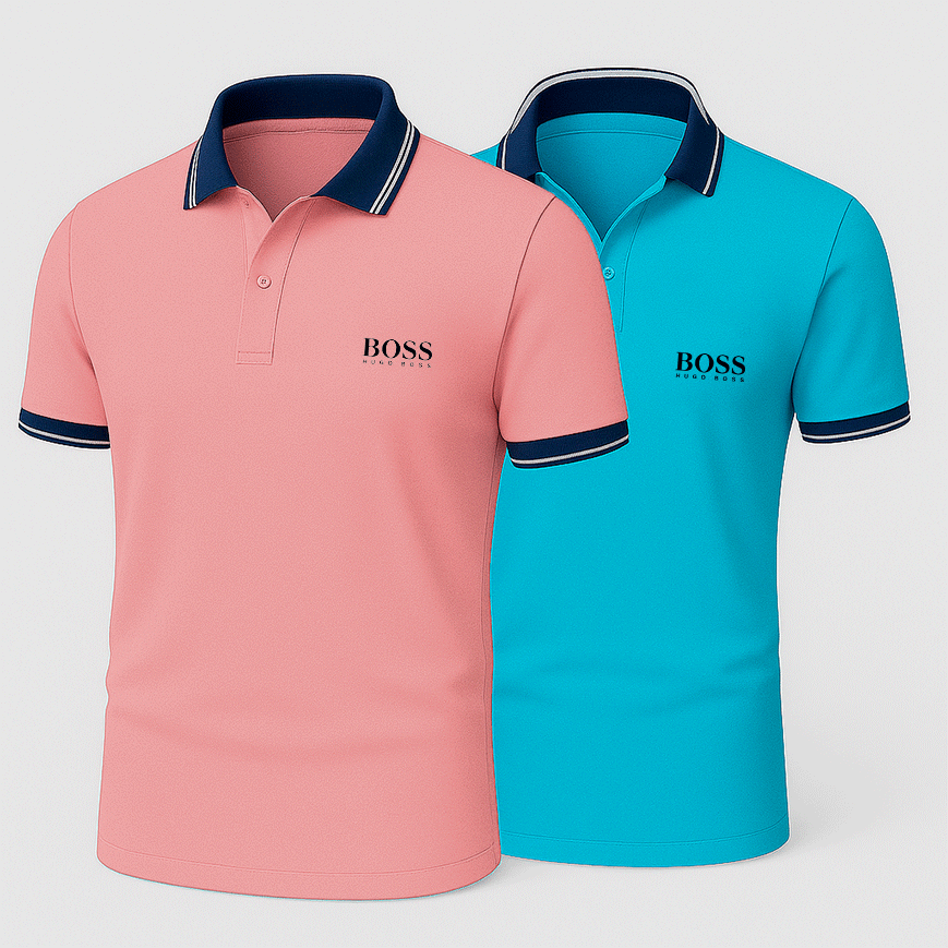[2 Kaufen, 1 Bezahlen] 2er-Pack Premiere Polo-Shirts